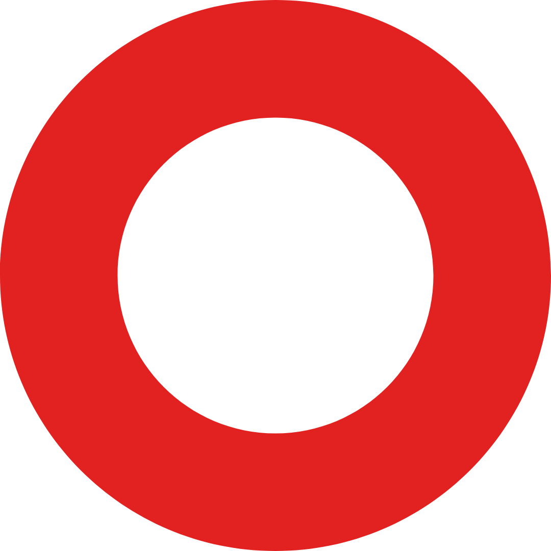 A red ring that indicates the color of the 'Creative Line'